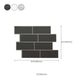 Frendorf | Moderne Peel and Stick Backsplash Wandfliese PVC Peel & Stick Feldfliese