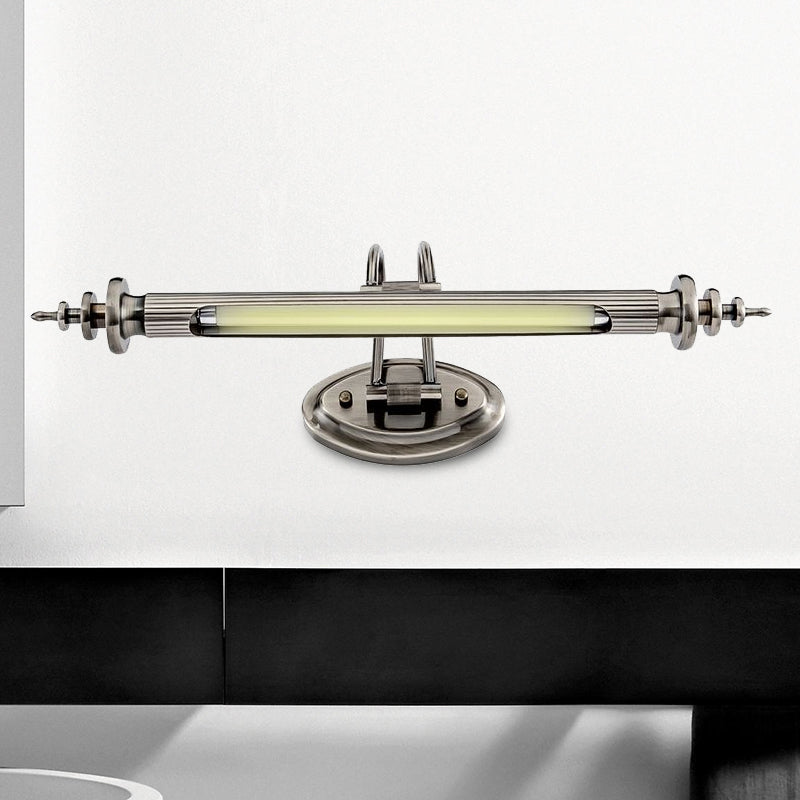 Frendorf | Verchroomd Nikkel Lineaire Vanity Wandlamp Modern 18"/29.5" W LED Metaal Wandverlichting Fixture in Warm/Wit Licht