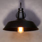 Frendorf | 1 Lampen Metall Wandleuchte Industriestil Schwarz/Weiß Scheune Schirm Porch Wandmontage Licht, 10"/14" Durchmesser