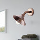 Frendorf | Eins Bulb Wandlampe mit Kegelshade Metall Industrielle Schlafzimmer Wandleuchte Beleuchtung Fixture in Schwarz/Rost