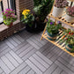 Frendorf | Quadrat Ingenieur Holzfußboden Wasserabweisend Glatte Fliese für Patio Garten