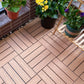 Frendorf | Quadrat Ingenieur Holzfußboden Wasserabweisend Glatte Fliese für Patio Garten