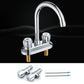 Frendorf | Moderner Stil Badezimmer Wasserhahn Doppelgriff Wasserhahn Schwenkauslauf Wasserhahn