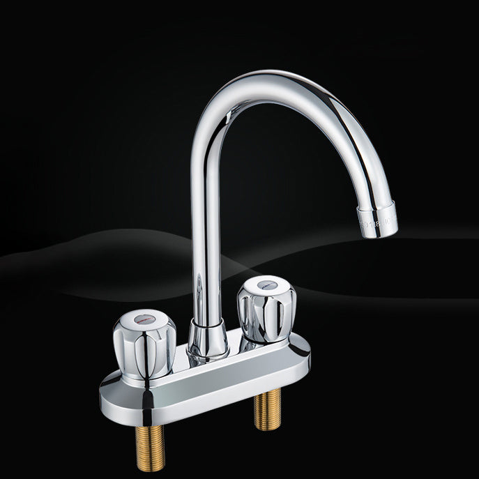 Frendorf | Moderner Stil Badezimmer Wasserhahn Doppelgriff Wasserhahn Schwenkauslauf Wasserhahn