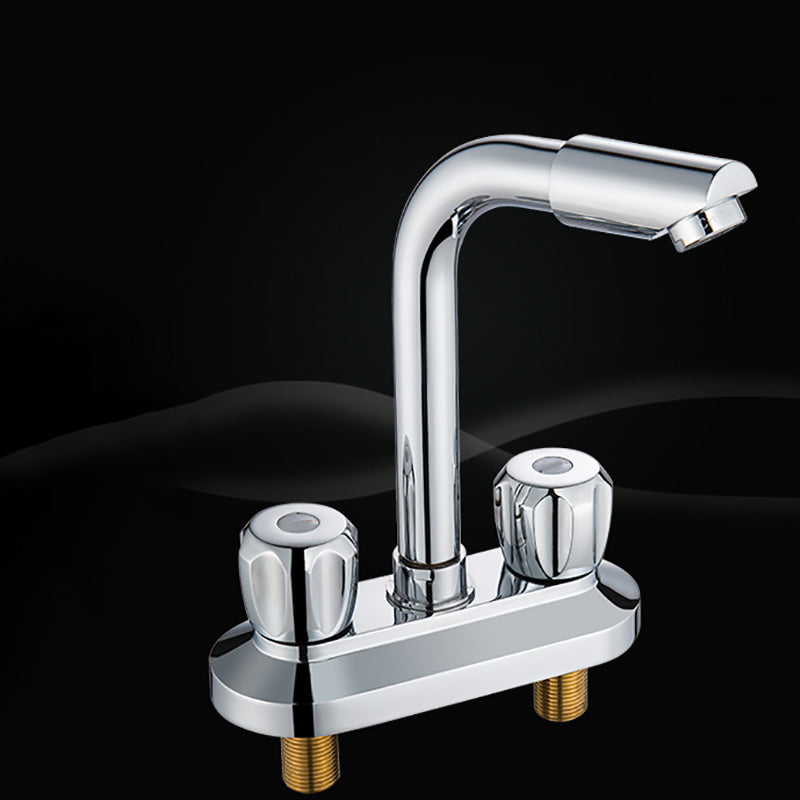 Frendorf | Moderner Stil Badezimmer Wasserhahn Doppelgriff Wasserhahn Schwenkauslauf Wasserhahn