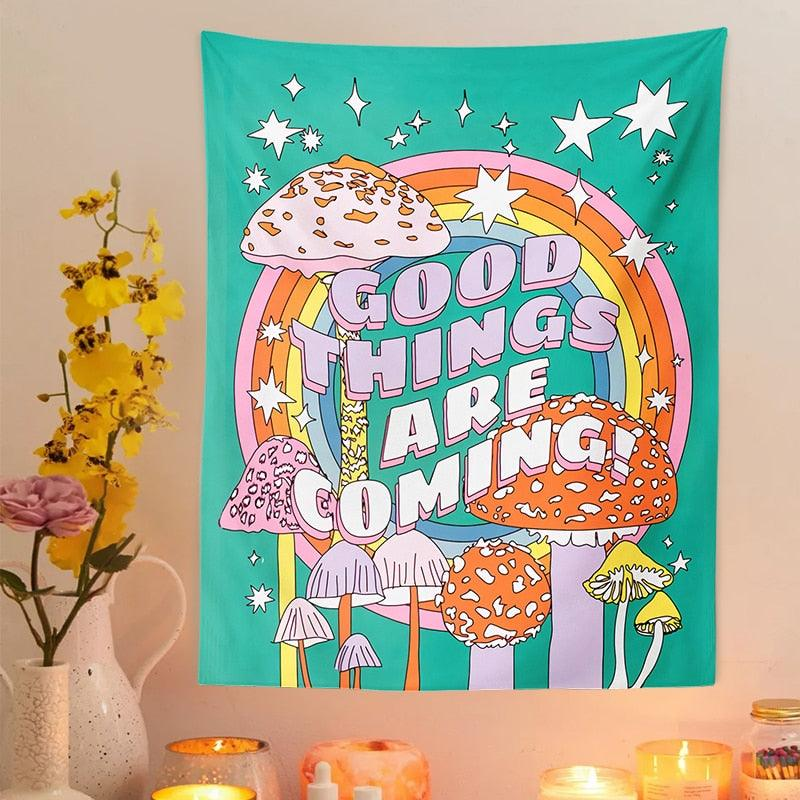 Positive Vibes Wandteppich