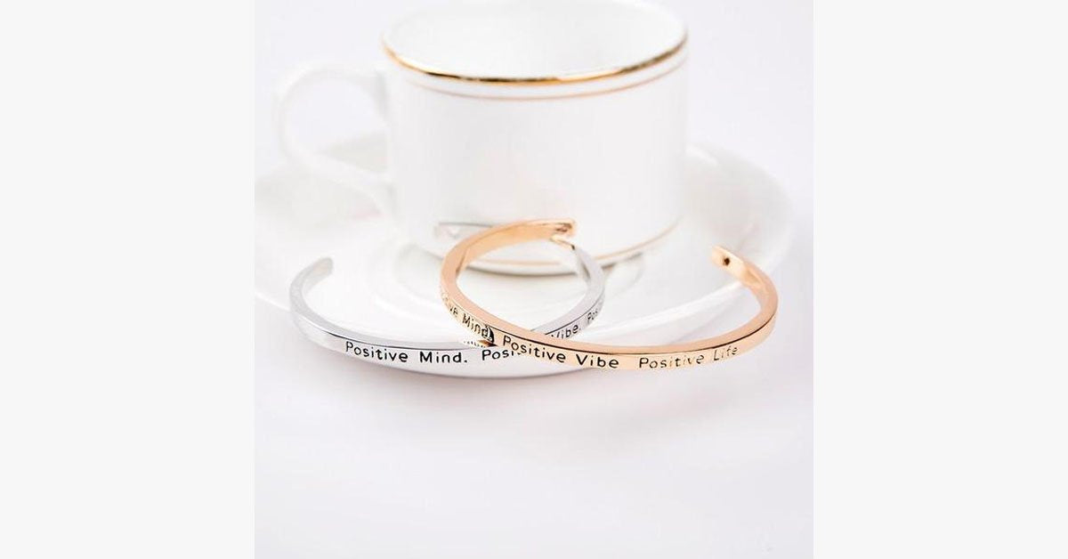 Frendorf | Positive Mind Positive Vibe Positive Life Armreif