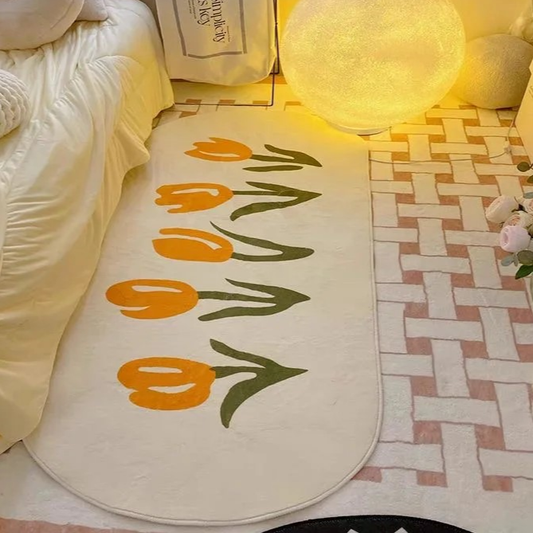 Nachttisch Tulpen Teppich