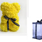 Frendorf | Valentinstag Geschenk Rose Bär Ewige Blume Rose Teddybär PE Schaum Bär 25cm Valentinstag