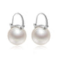 Frendorf | Black pearl earrings Available in white champagne gray gold and black pearl dangling earrings