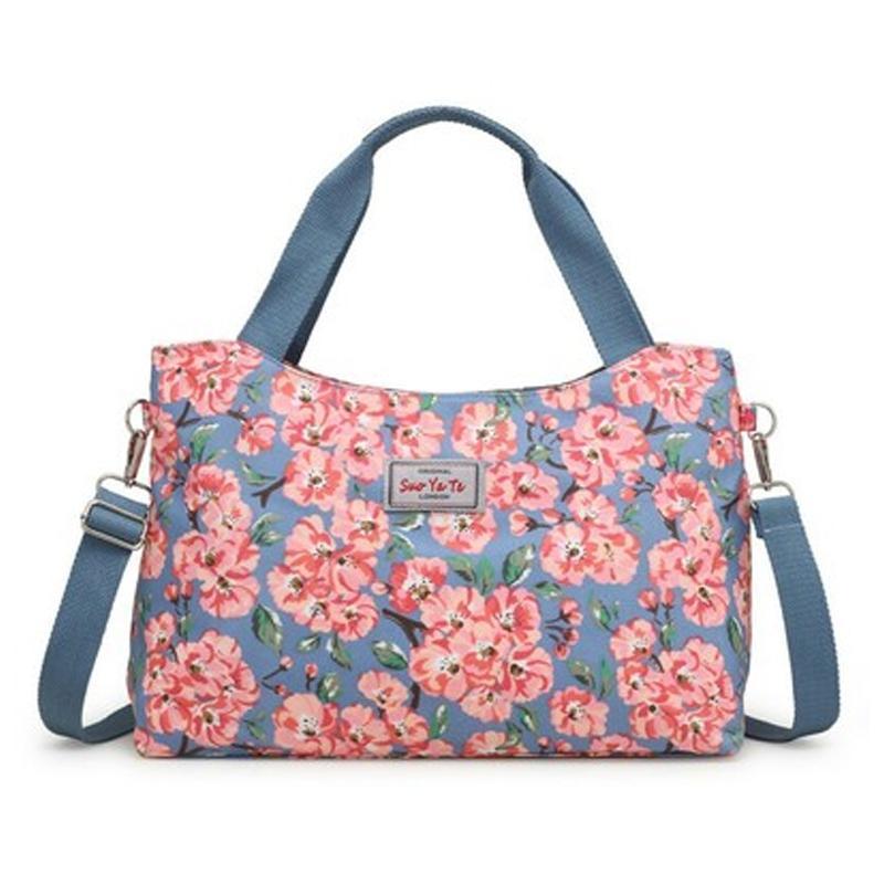 Frendorf | Blumenmuster Große Kapazität Schultertasche