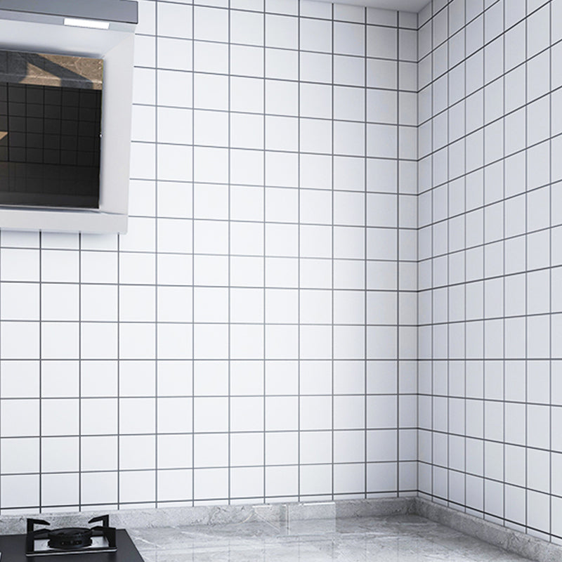 Frendorf | Moderne Peel and Stick Fliesen PVC Quadratische Tapete für Küche und Bad Splashback