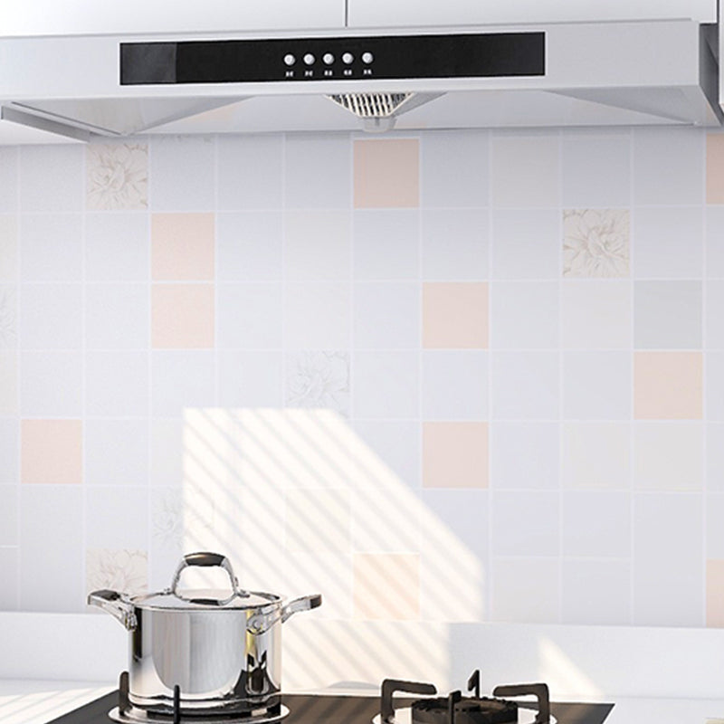 Frendorf | Moderne Peel and Stick Fliesen PVC Quadratische Tapete für Küche und Bad Splashback