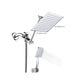 Frendorf | Pull down Dual Shower Head Square High Arch Shower Head Combo in Chrome