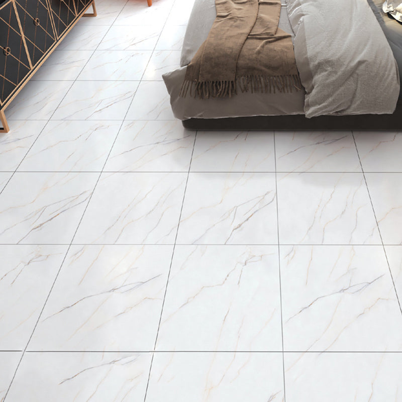 Frendorf | Peel and Stick Vinylboden Niedrigglänzender PVC-Boden mit Marmorlook