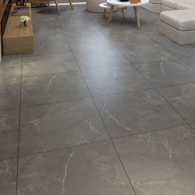 Frendorf | Peel and Stick Vinylboden Niedrigglänzender PVC-Boden mit Marmorlook