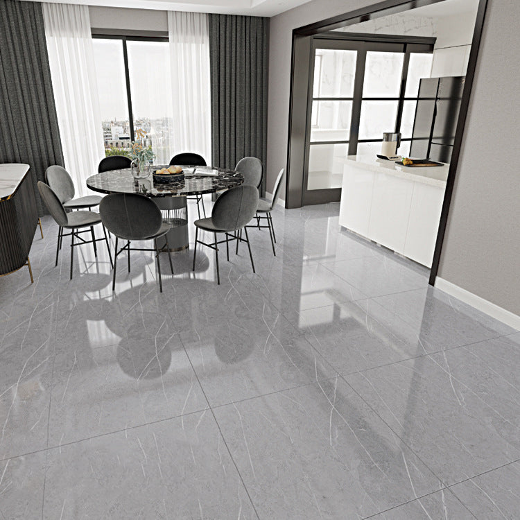 Frendorf | Peel and Stick Vinylboden Niedrigglänzender PVC-Boden mit Marmorlook