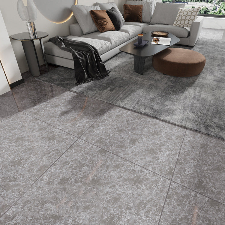 Frendorf | Peel and Stick Vinylboden Niedrigglänzender PVC-Boden mit Marmorlook