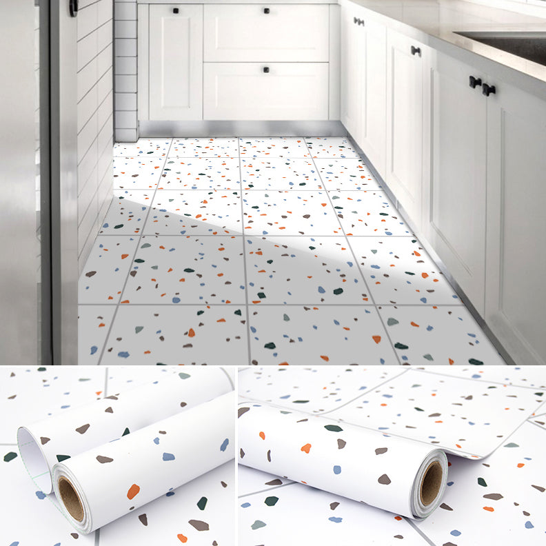 Frendorf | Modernes PVC-Boden Geometrisches Muster Peel and Stick Vinyl-Planke Boden