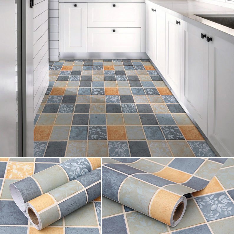 Frendorf | Modernes PVC-Boden Geometrisches Muster Peel and Stick Vinyl-Planke Boden
