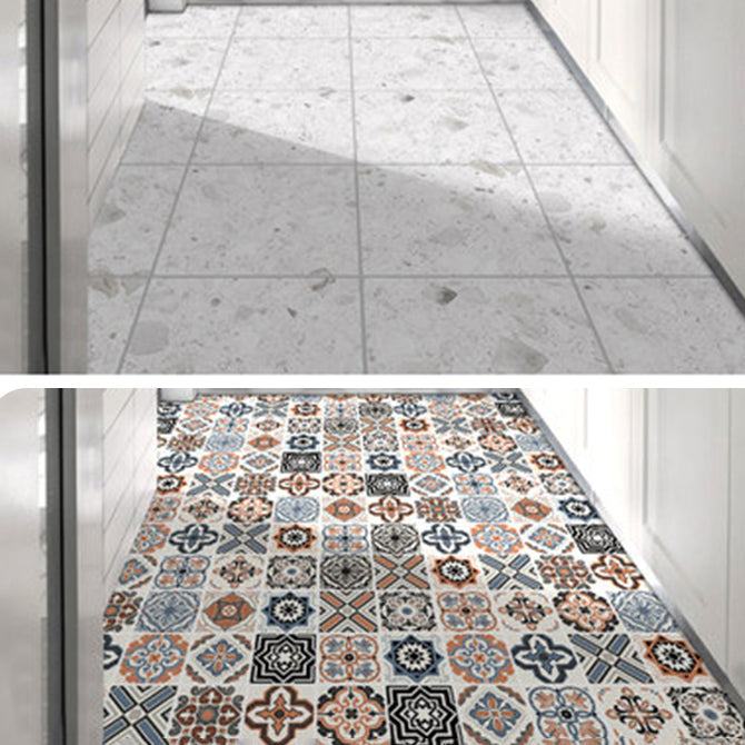 Frendorf | Modernes PVC-Boden Geometrisches Muster Peel and Stick Vinyl-Planke Boden