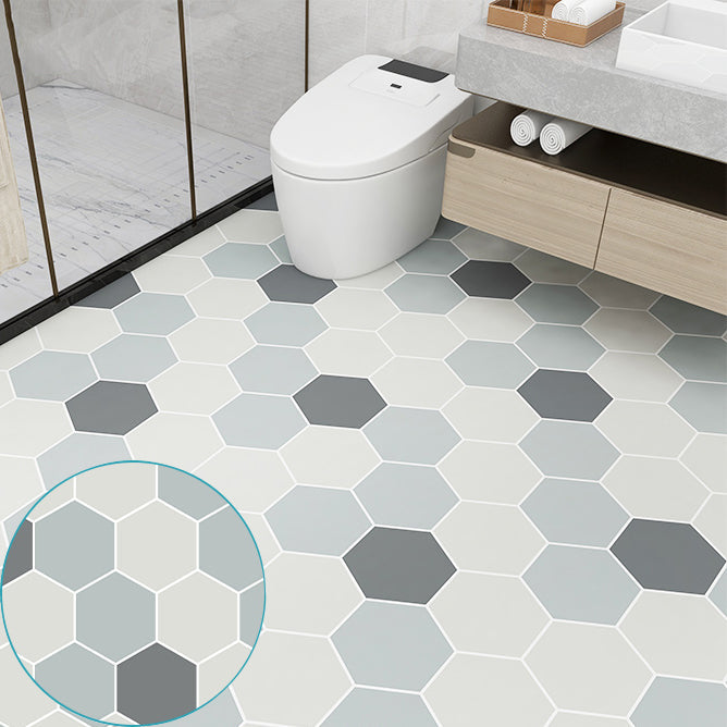 Frendorf | Modern Vinylplanken Peel and Stick Gitterdruck PVC-Bodenbelag für das Badezimmer