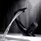 Frendorf | Knopfgriff Wasserhahn Zeitgenössischer Stil Wasserhahn mit Wasserfallauslauf