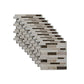 Frendorf | Peel and Stick Wandfliese Rechteck PVC U-Bahn Wasserfest Peel & Stick Fliese 10-Pack
