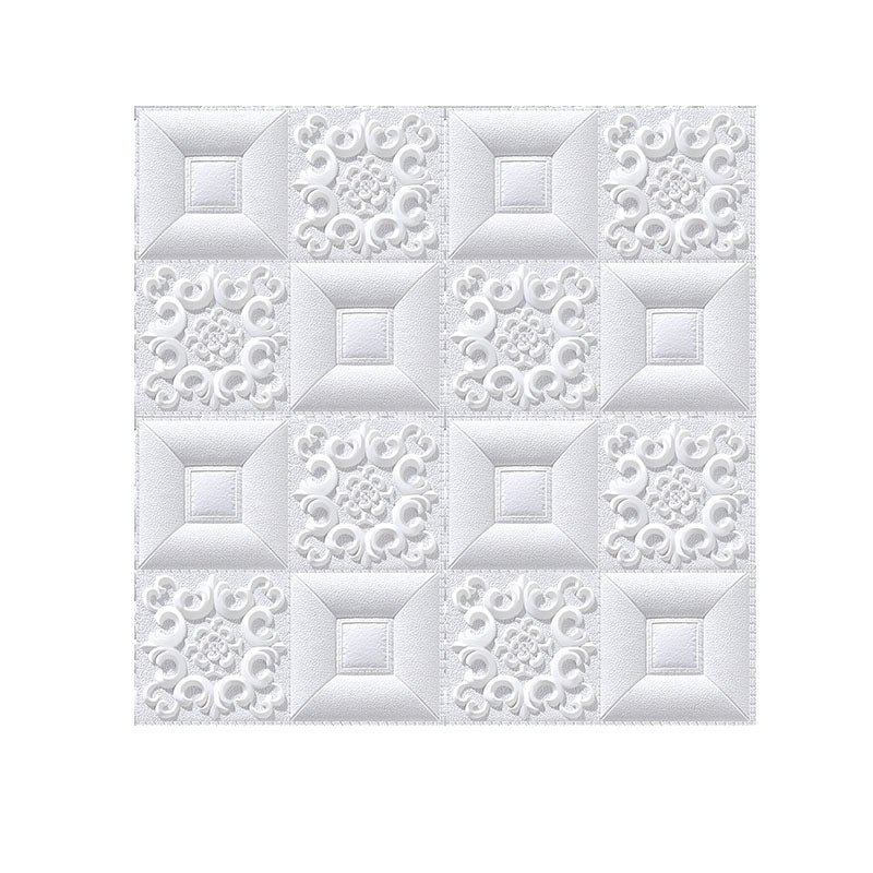 Frendorf | Modernes Zinn-Rückwandverkleidung Glatte Wand Decke XPE Baumwolle Set von 1