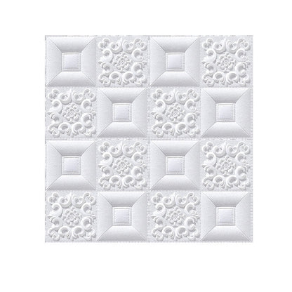 Frendorf | Modernes Zinn-Rückwandverkleidung Glatte Wand Decke XPE Baumwolle Set von 1
