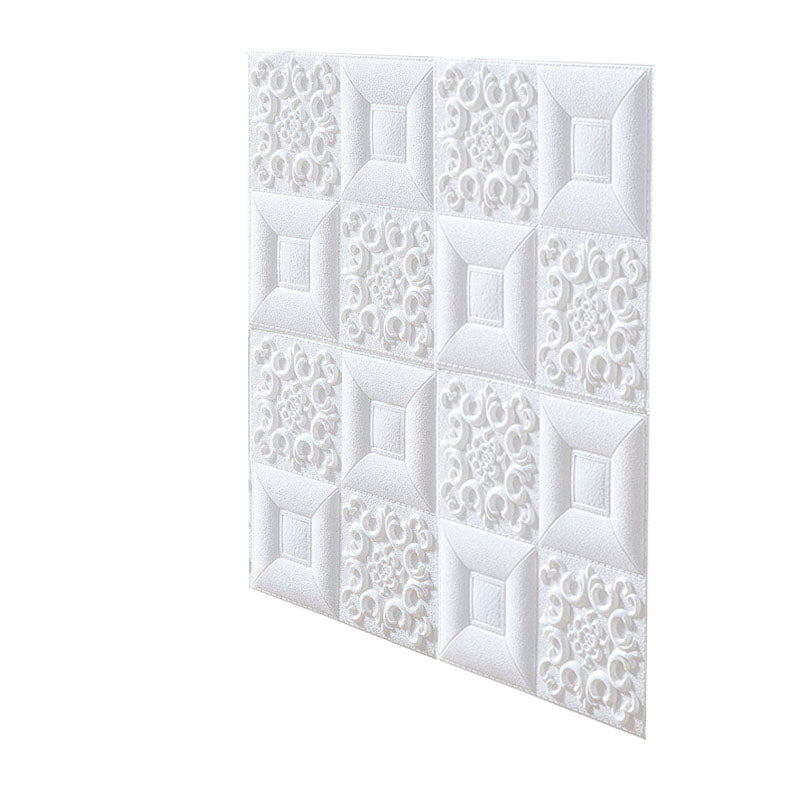 Frendorf | Modernes Zinn-Rückwandverkleidung Glatte Wand Decke XPE Baumwolle Set von 1