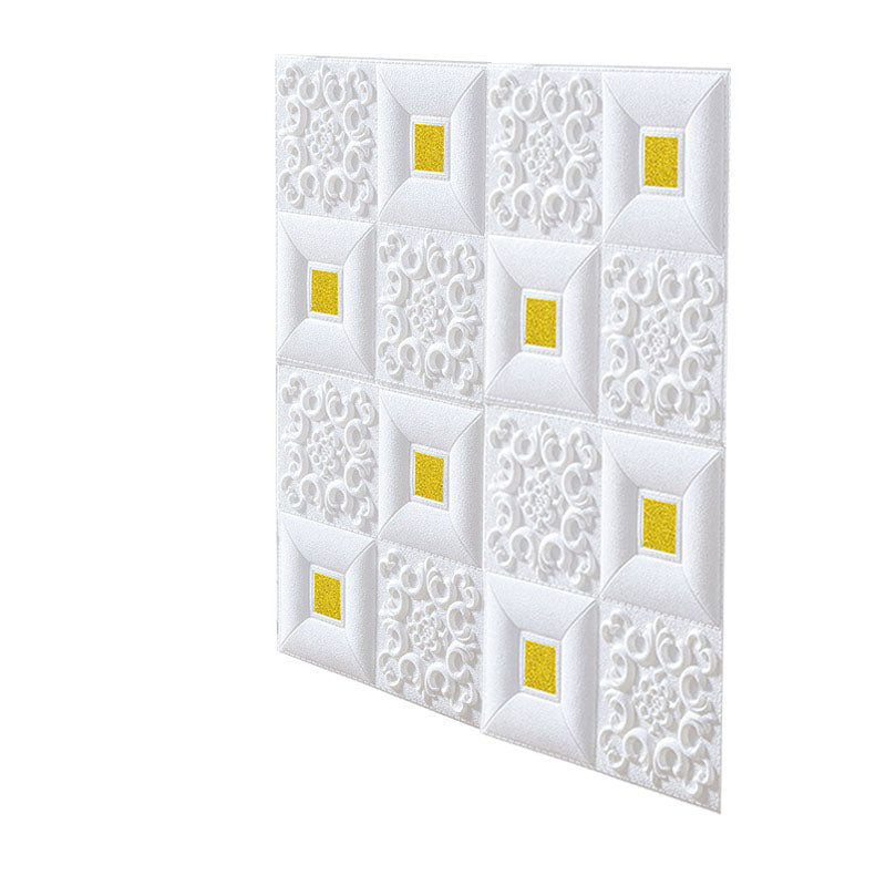 Frendorf | Modernes Zinn-Rückwandverkleidung Glatte Wand Decke XPE Baumwolle Set von 1