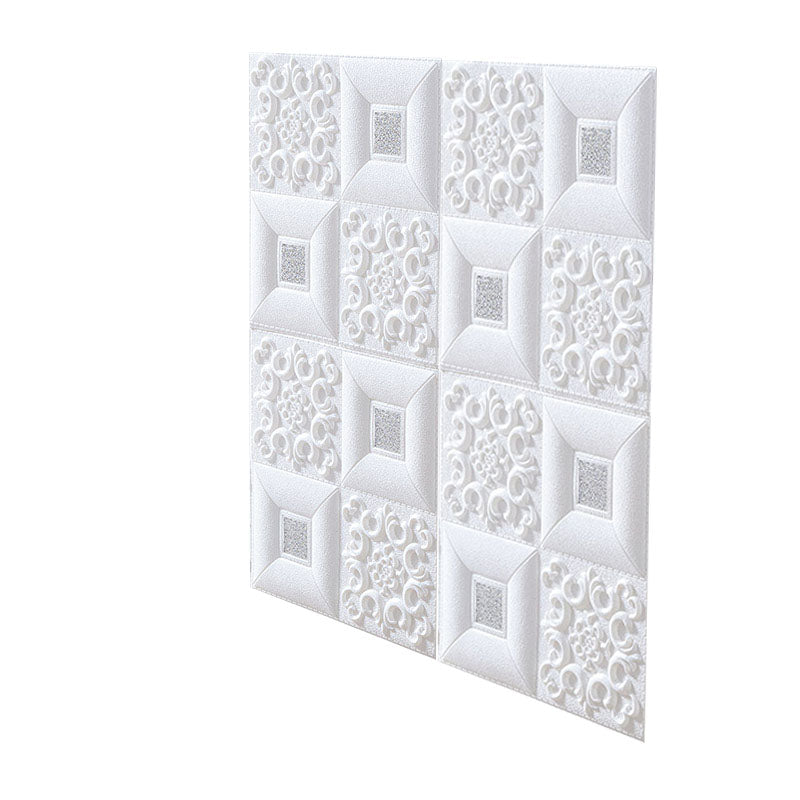 Frendorf | Modernes Zinn-Rückwandverkleidung Glatte Wand Decke XPE Baumwolle Set von 1