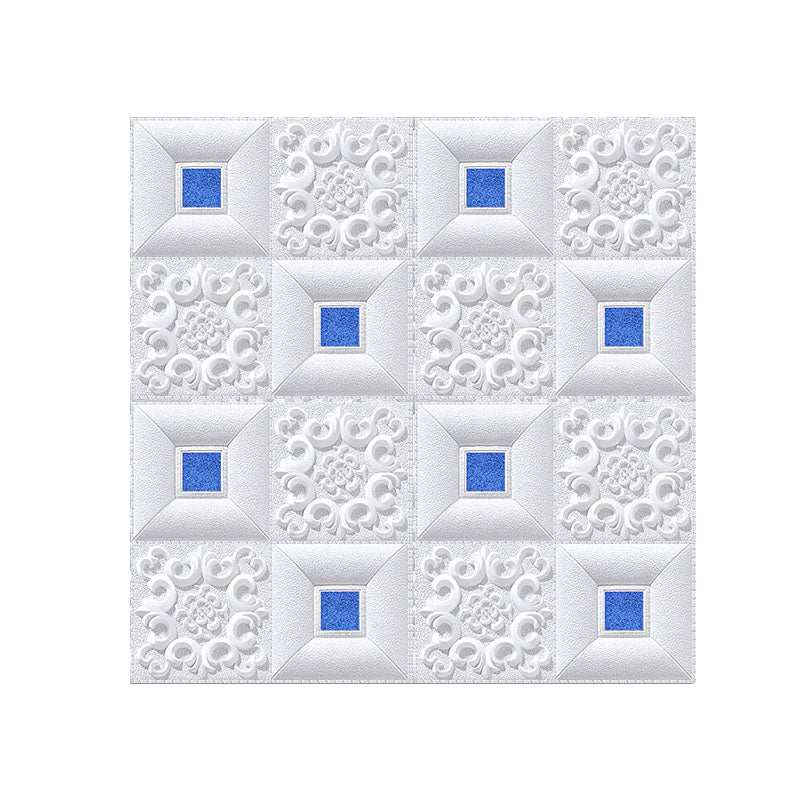 Frendorf | Modernes Zinn-Rückwandverkleidung Glatte Wand Decke XPE Baumwolle Set von 1
