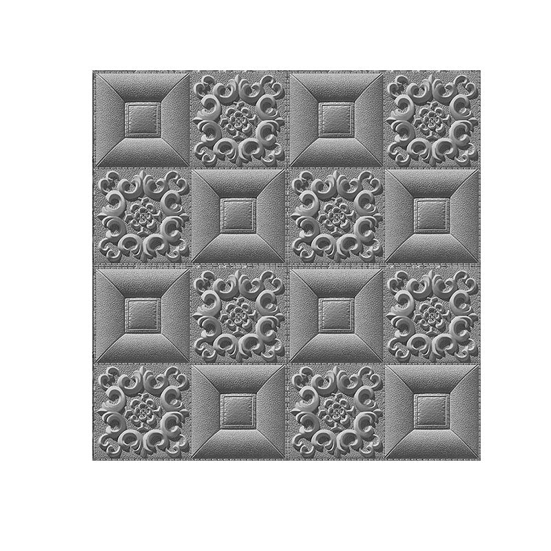Frendorf | Modernes Zinn-Rückwandverkleidung Glatte Wand Decke XPE Baumwolle Set von 1
