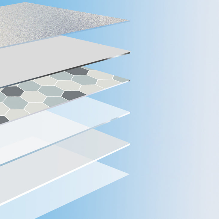 Frendorf | Modern Vinylboden-Dielen Peel & Stick Gitterdruck PVC-Bodenbelag