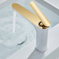 Frendorf | Luxus 1 Griff Waschbecken Badezimmer Wasserhahn Rund Messing Waschbecken Wasserhahn mit Wasserschlauch