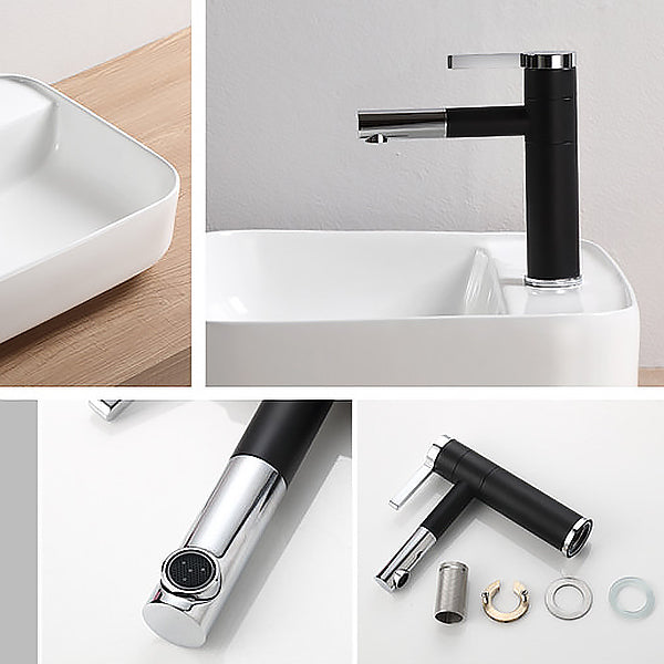 Frendorf | Glam Style Wasserhahn Einzelhebelgriff Waschbecken Wasserhahn für das Badezimmer