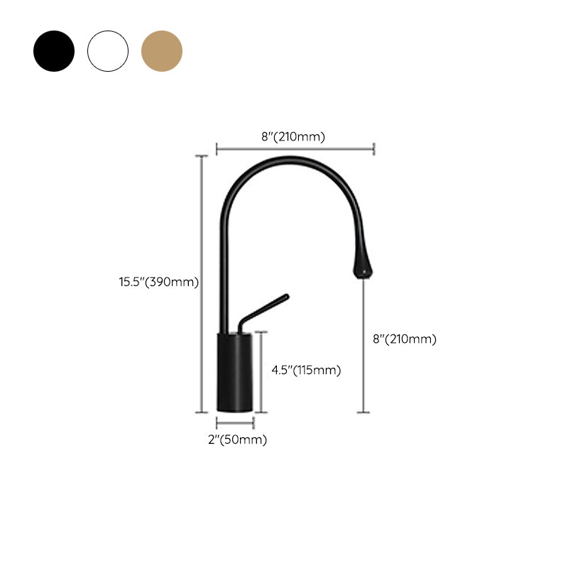 Frendorf | Glam Style Wasserhahn Einzelhebelgriff Waschbecken Wasserhahn für das Badezimmer