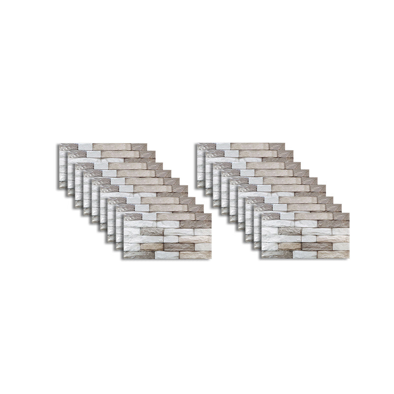 Frendorf | PVC Peel & Stick Fliese Küche wasserdichter Spritzschutz Peel and Stick Wandfliese Set von 18