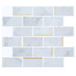 Frendorf | Mosaikfliese Peel & Stick Fliese PVC Küchenrückwand Peel and Stick Wandfliese