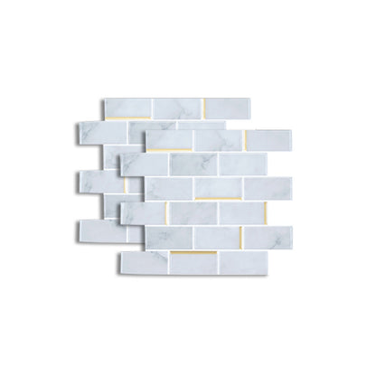 Frendorf | Mosaikfliese Peel & Stick Fliese PVC Küchenrückwand Peel and Stick Wandfliese