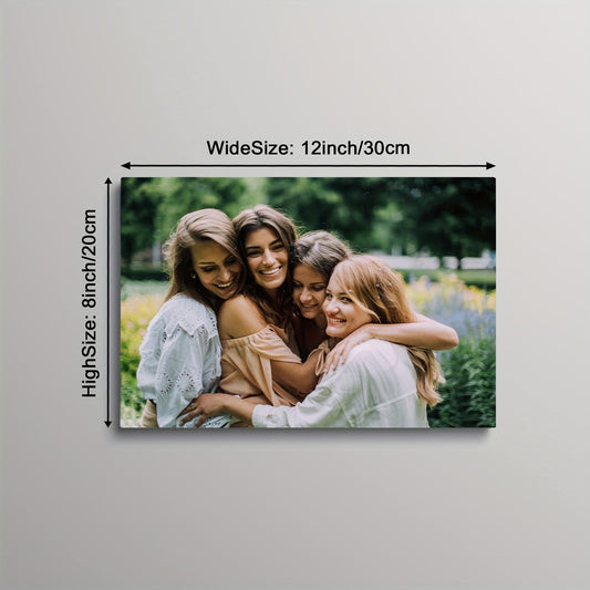 Kreatives Gerahmtes Leinwanddruck-Poster Benutzerdefiniertes Foto Personalisierte Wandkunst für Valentinstagsdekor Kunstwerk Wandmalerei Geschenk Andenken