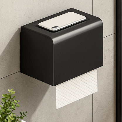 Frendorf | Zeitgenössisches Badzubehör-Set Matte Black Badezimmer-Set mit Bademantelhaken/Handtuchstange