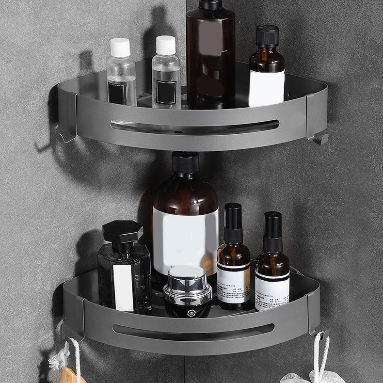 Frendorf | Modernes Badezimmer-Hardware-Set aus Edelstahl Mattgrau Bademantelhaken/Handtuchstange