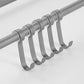 Frendorf | Modernes Badezimmer-Hardware-Set aus Edelstahl Mattgrau Bademantelhaken/Handtuchstange