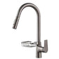 Frendorf | Ganshals Küchenspüle Wasserhahn Drehauslauf mit Pull-Down Spraykopf