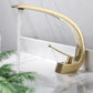 Frendorf | 17 cm Hoher Waschbeckenarmatur Luxus 1 Loch Waschbeckenarmatur Kubische Badezimmerarmatur