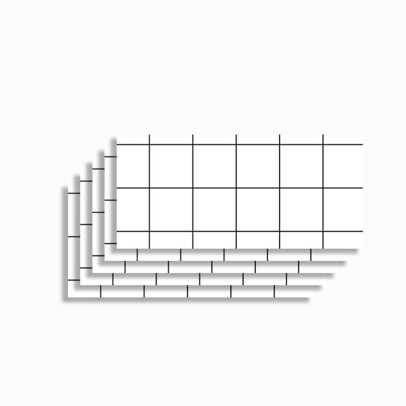 Frendorf | 30 cm X 58 cm PVC rechteckige Peel & Stick U-Bahn Fliese Küche und Badezimmer Rückwand