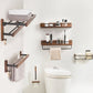 Frendorf | Modernes Badezimmerzubehör-Set Aluminium & Holz Badbeschläge Set